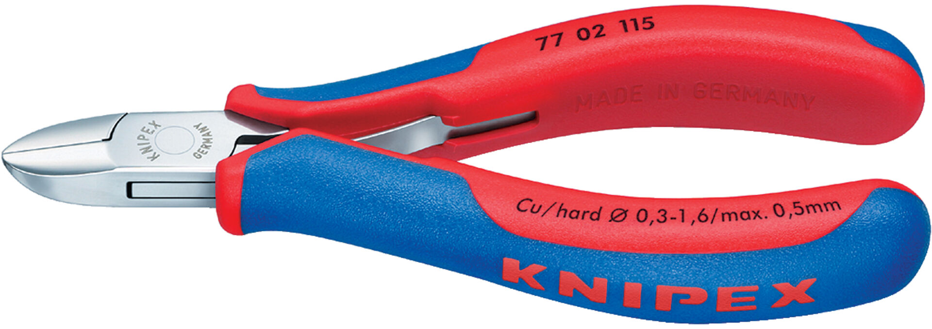 KNIPEX 77 02 115 Elektronik- Seitenschneider mit Mehrko. 115 mm