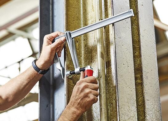 BESSEY Ganzstahl-Schraubzwinge GZ-KG, 250x120mm BESSEY Ganzstahl-Schraubzwinge GZ-KG, 250x120mm
