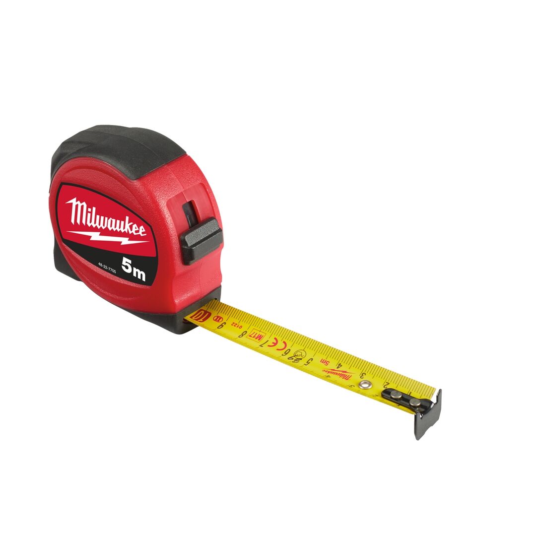 MILWAUKEE Slim-Bandmaß 19 mm breites Band 5 m, nicht-magnetisch