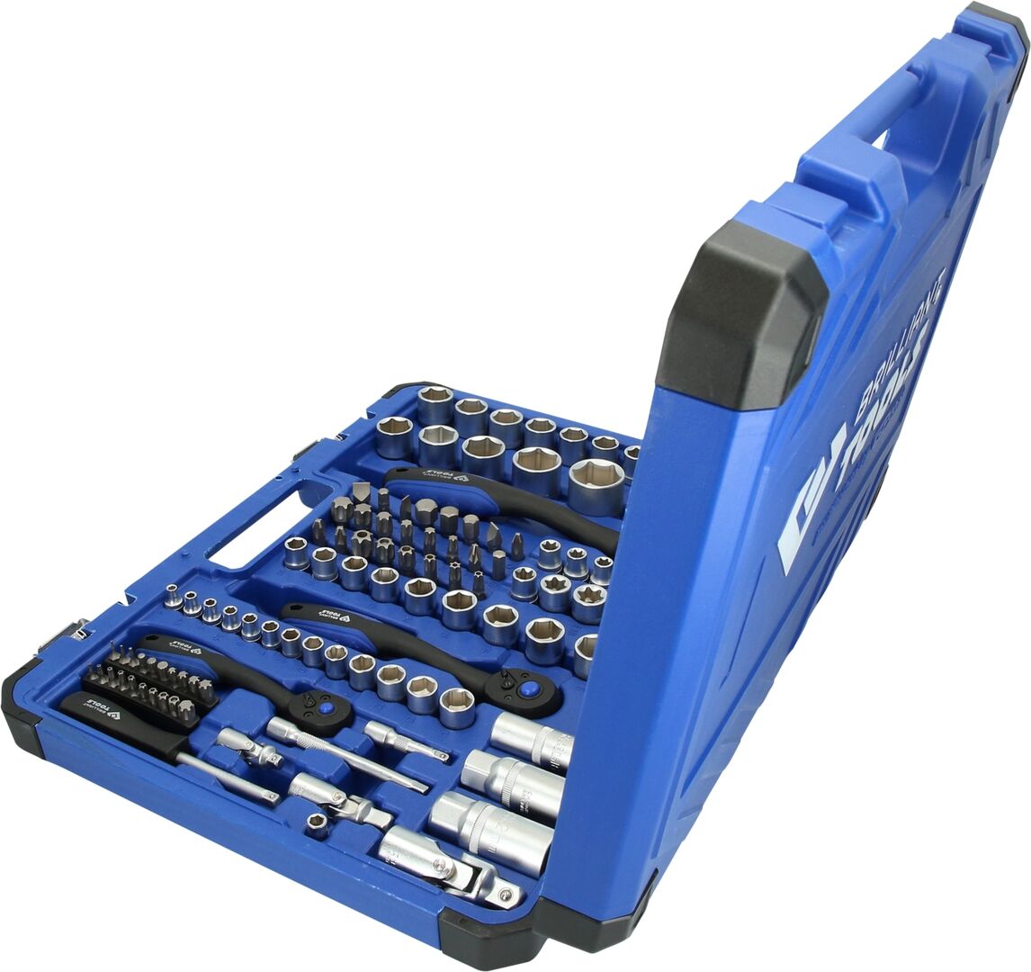 BRILLIANT TOOLS Steckschlüssel-Satz 172-tlg. 1/4" 3/8" 1/2" BRILLIANT TOOLS Steckschlüssel-Satz 172-tlg. 1/4" 3/8" 1/2"