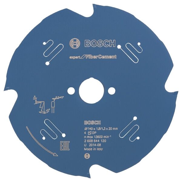 BOSCH Kreissägeblatt HW Expert 140x20x1,8 4T