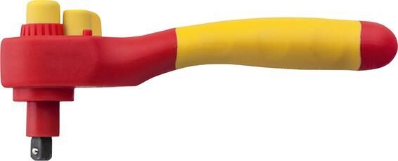 WIHA Hebel-Umschaltknarre 1/4" VDE 145mm WIHA Hebel-Umschaltknarre 1/4" VDE 145mm