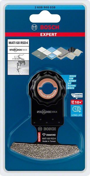 BOSCH Diamantsegmentsägeblatt MATI68RSD4 Expert Starlock