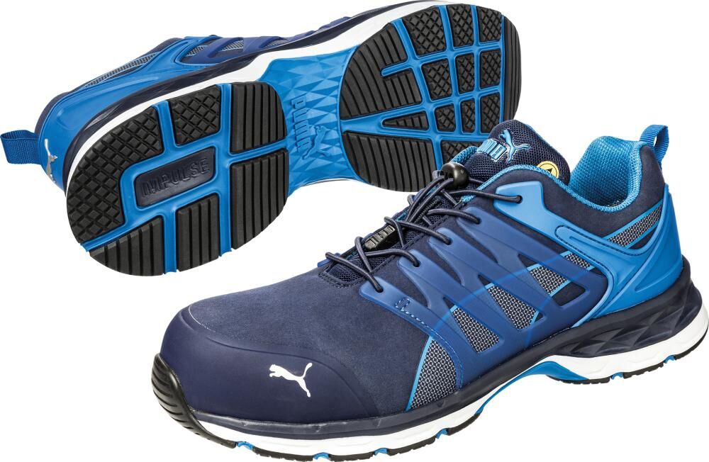 Puma Halbschuh 643850 S1P ESD blau Gr. 43