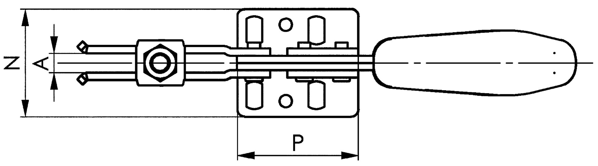 AMF Waagrecht-Spanner 6830 Gr. 1 AMF Waagrecht-Spanner 6830 Gr. 1