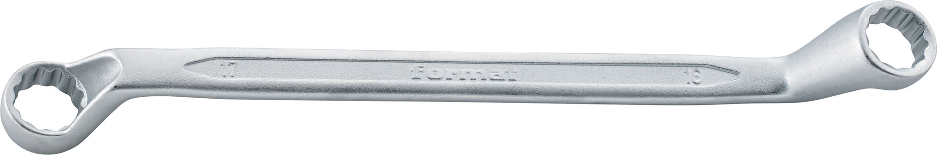 FORMAT Doppelringschlüssel DIN838 36x41mm gekröpft FORMAT Doppelringschlüssel DIN838 36x41mm gekröpft