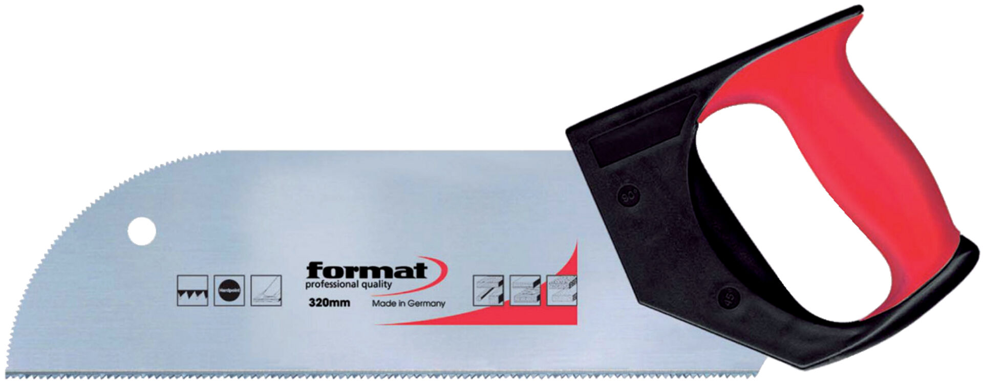 FORMAT Furniersäge 2K-Heft 320mm 12Z/Zoll