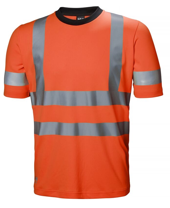Warn-T-Shirt ADDVIS, Gr.M, warnorange