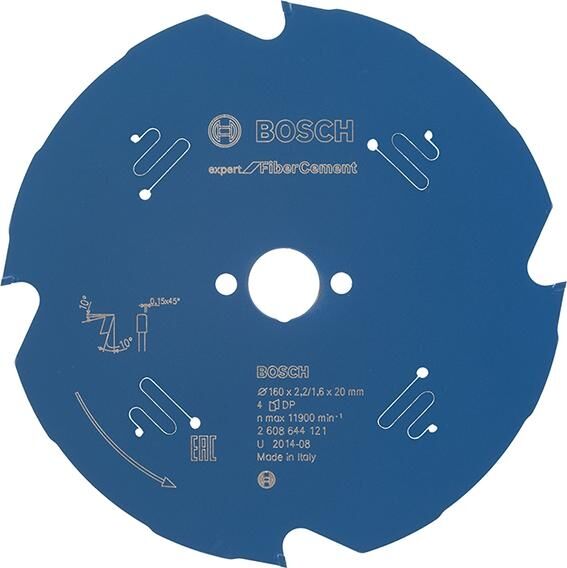 BOSCH Kreissägeblatt HW Expert 160x20x2,2 4T