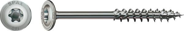 SPAX A2 Tellerkopf T-STAR+ Teilgewinde T40 4CUT 50St, 8x160mm SPAX A2 Tellerkopf T-STAR+ Teilgewinde T40 4CUT 50St, 8x160mm