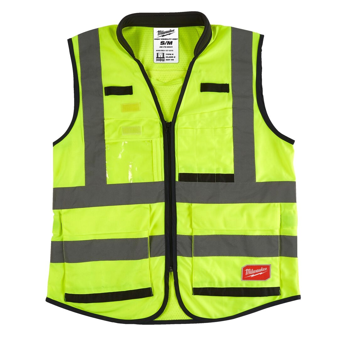 MILWAUKEE Premium Warnschutzweste gelb Gr. S/M MILWAUKEE Premium Warnschutzweste gelb Gr. S/M