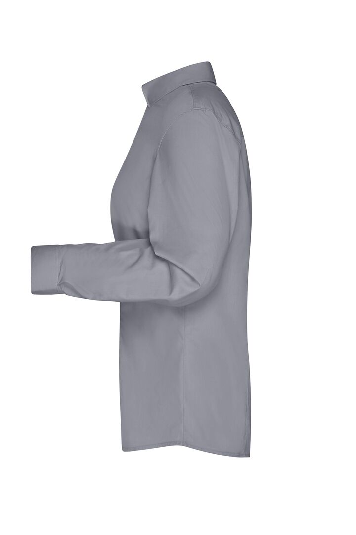 JN Damen Business Shirt JN641 steel, Größe M JN Damen Business Shirt JN641 steel, Größe M
