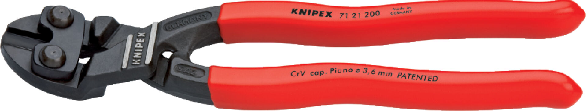 KNIPEX 71 21 200 CoBolt Kompakt- Bolzenschneider schwarz atrA 200mm KNIPEX 71 21 200 CoBolt Kompakt- Bolzenschneider schwarz atrA 200mm