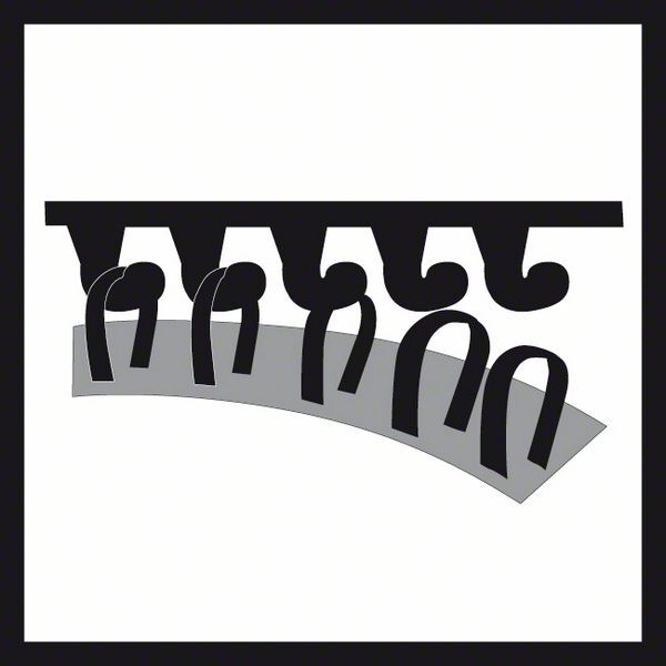 BOSCH Schleifteller, extraweich 125 mm für GEX 125
