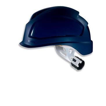 UVEX Schutzhelm pheos E-S-WR blau kurzer Schirm Drehrad 9770.531