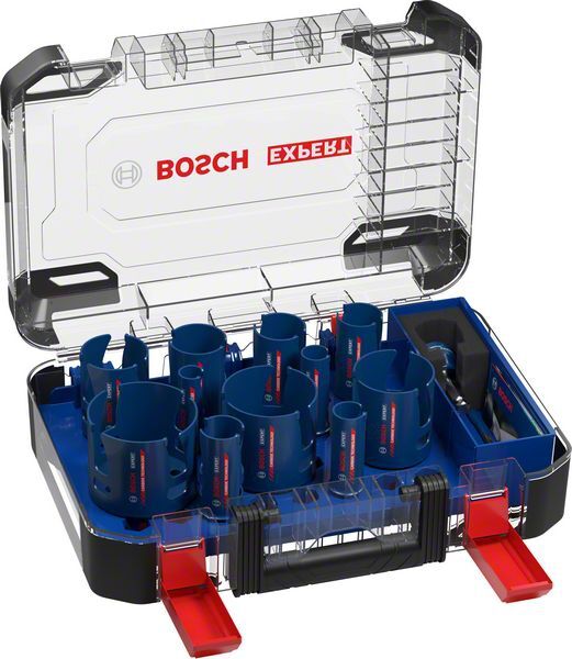 BOSCH Lochsägen-Set Expert Construction Mat. 20/22/25/32/35/40/44/51/60/68/76mm
