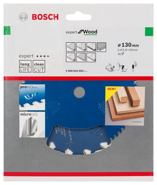 Kreissägeblatt HW Expert 130x20x2,4 16T      Bosch
