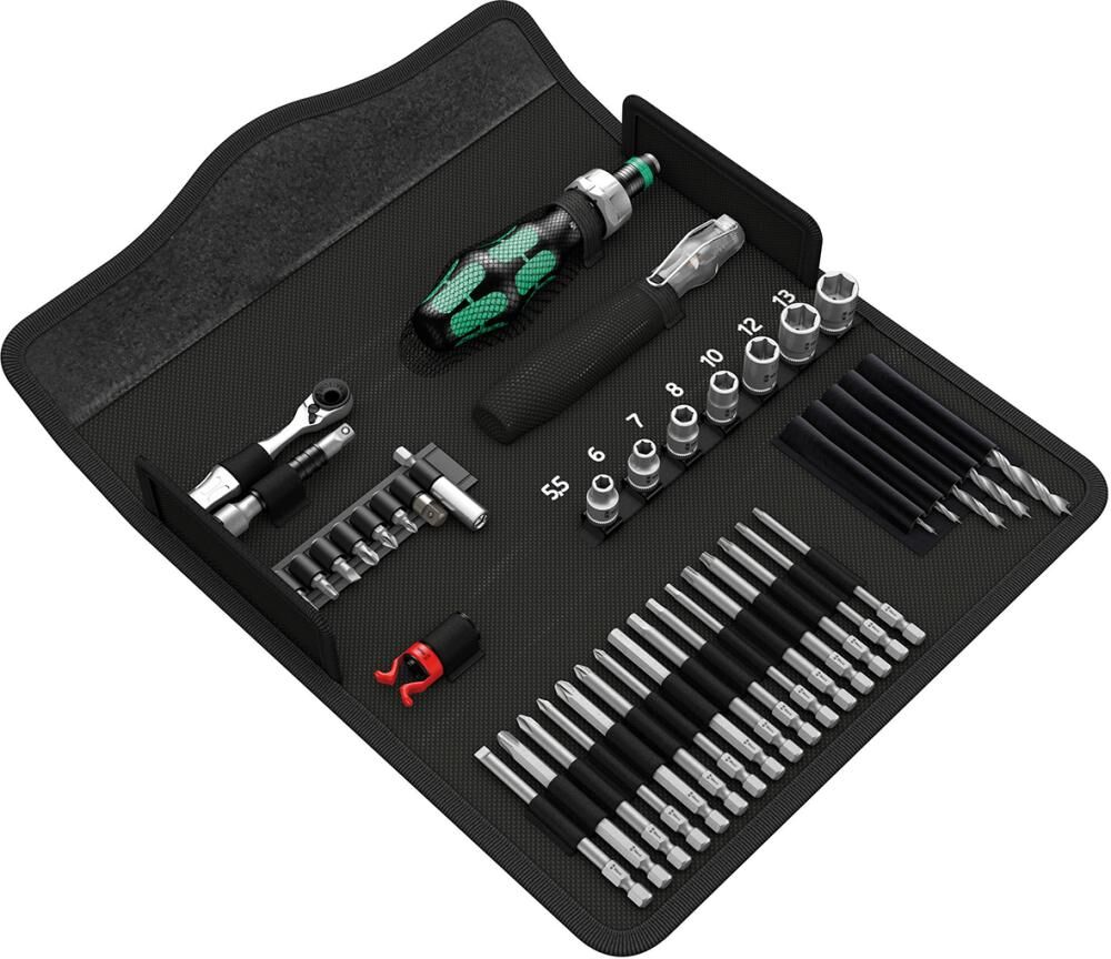 WERA Kraftform Kompakt 41-teilig H 1 für Holz WERA Kraftform Kompakt 41-teilig H 1 für Holz