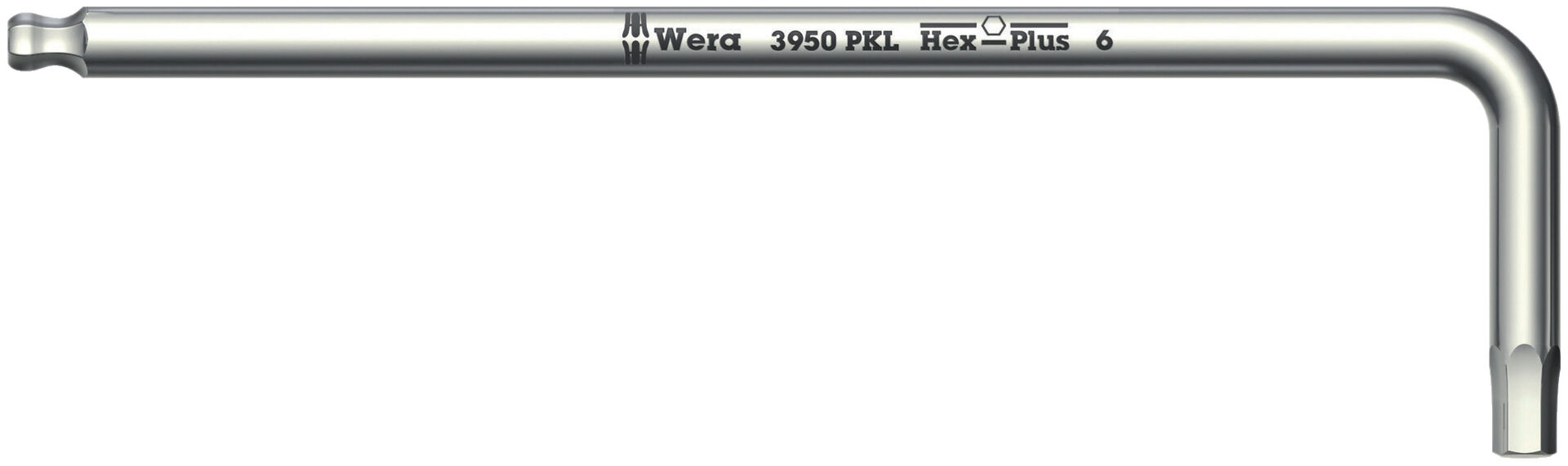WERA hex-Plus 6kt.-Winkelschraubendreher Stainless, 1,5 mm