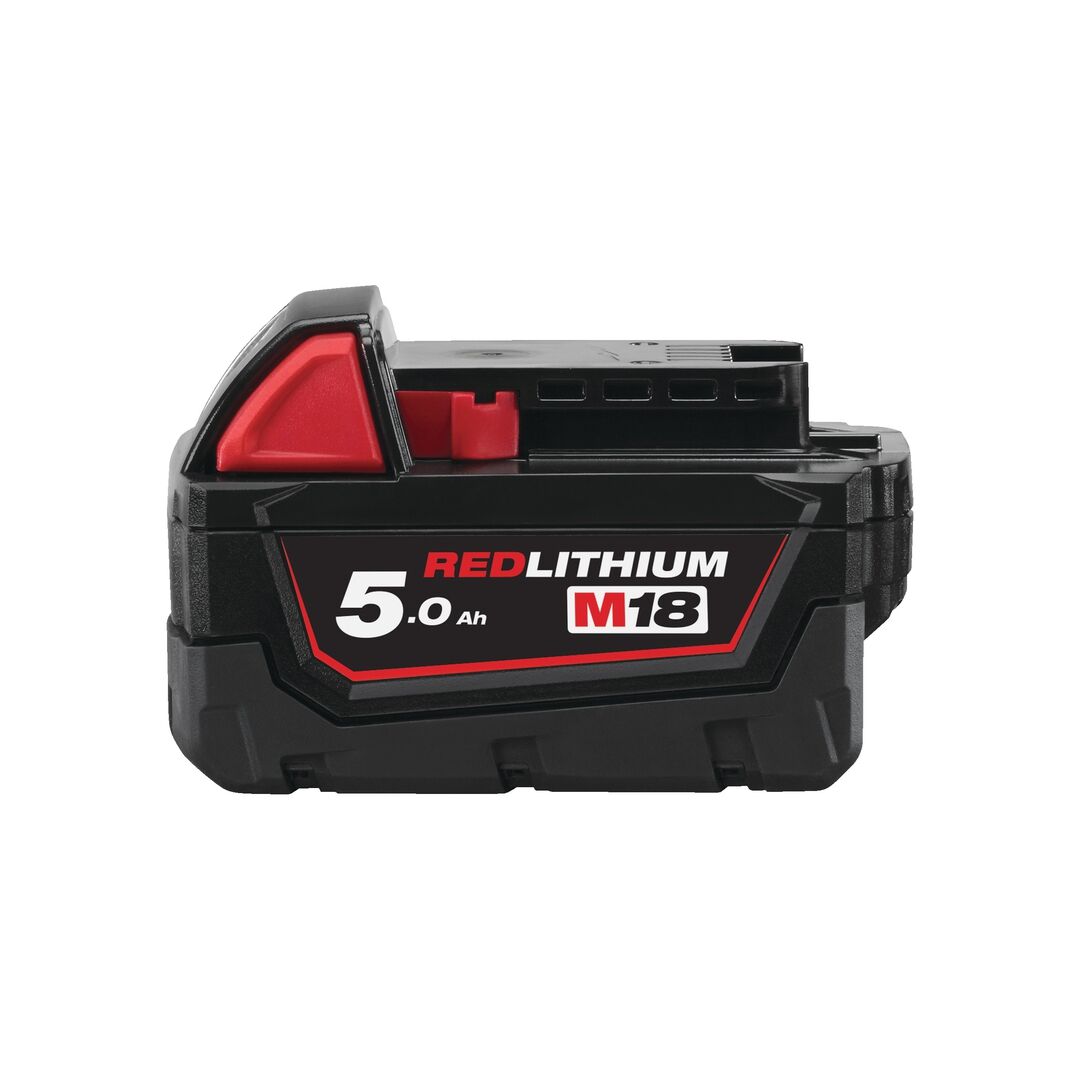 MILWAUKEE Akku Ersatzakku M18 B5 18 V/5Ah Li-Ion Red MILWAUKEE Akku Ersatzakku M18 B5 18 V/5Ah Li-Ion Red