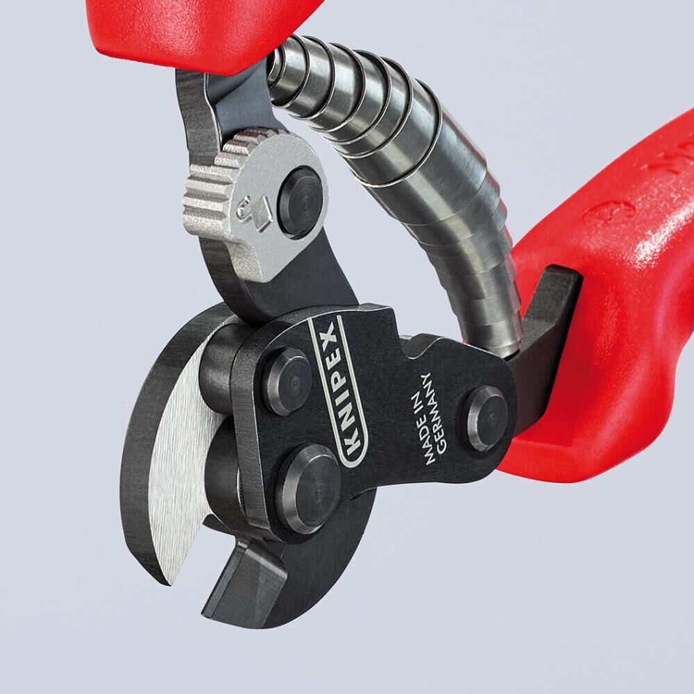 KNIPEX 95 62 160 Drahtseilschere auch für hochfür Drahtseile Mehrk. brün. 160mm KNIPEX 95 62 160 Drahtseilschere auch für hochfür Drahtseile Mehrk. brün. 160mm