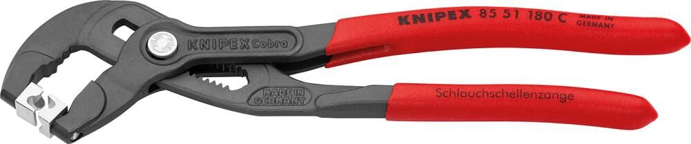 KNIPEX 85 51 180 C Schlauchschellenzange für Click-Schellen KST atrA 180mm KNIPEX 85 51 180 C Schlauchschellenzange für Click-Schellen KST atrA 180mm