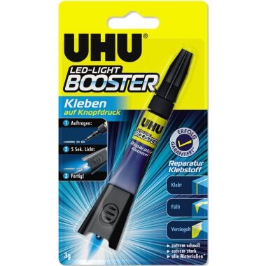 UHU Universalkleber BOOSTER 48150 LED 3g UHU Universalkleber BOOSTER 48150 LED 3g