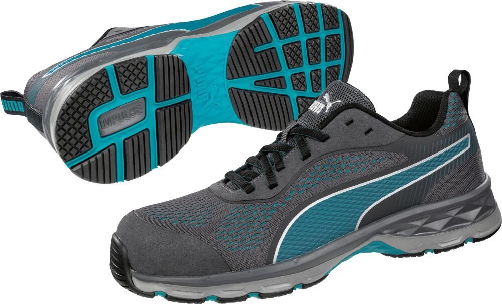 PUMA Damenschuh 643990 FUSE KNIT BLUE S1P, Größe 36