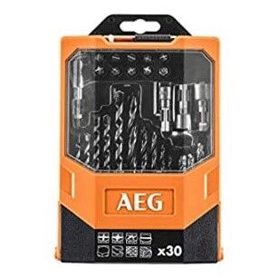 AEG Akku-Schlagbohrschr. BSB18CBL-LI202 2x2,0Ah, Ladegerät, Excenteraufsatz