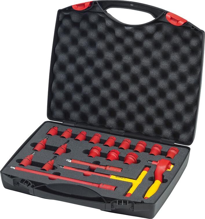 WIHA Steckschlüssel-Set 3/8" VDE 20-teilig im Koffer WIHA Steckschlüssel-Set 3/8" VDE 20-teilig im Koffer