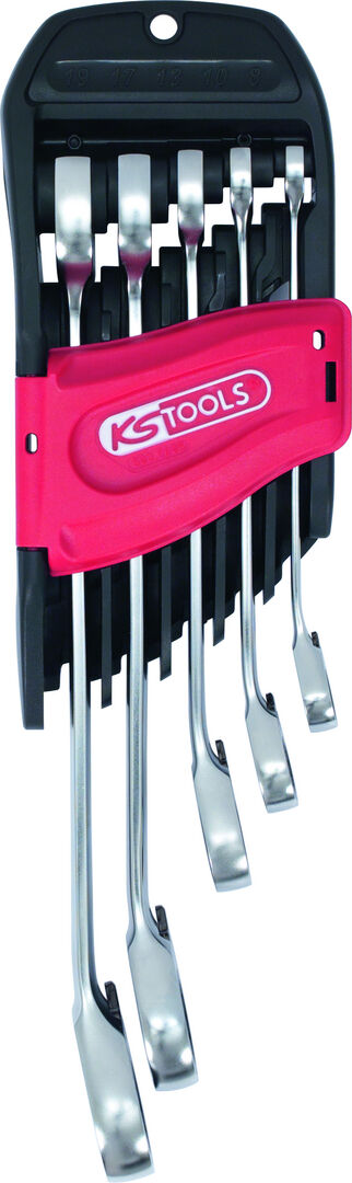 KS-TOOLS KS TOOLS Ratschenringmaulschlüssel Set mit Maul-Ratschenfunktion,5tlg.Ringstop KS-TOOLS KS TOOLS Ratschenringmaulschlüssel Set mit Maul-Ratschenfunktion,5tlg.Ringstop