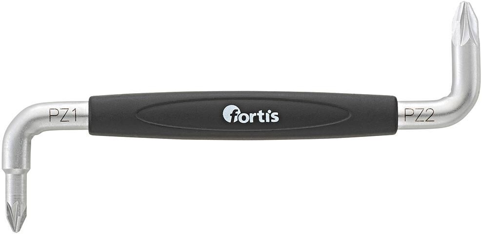 Winkelschraubendreher PZ1+PZ2x100mm      FORTIS
