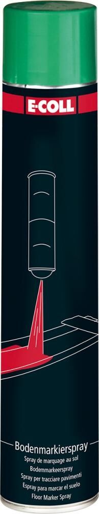 E-COLL Bodenmarkier-Spray grün 750ml Spraydose