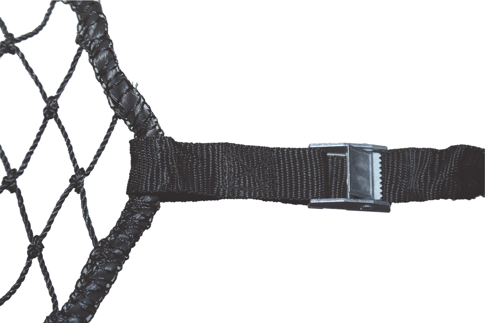 Sicherungsnetz 1,3x1,6 m schwarz m. 4 Gurte 2 m
