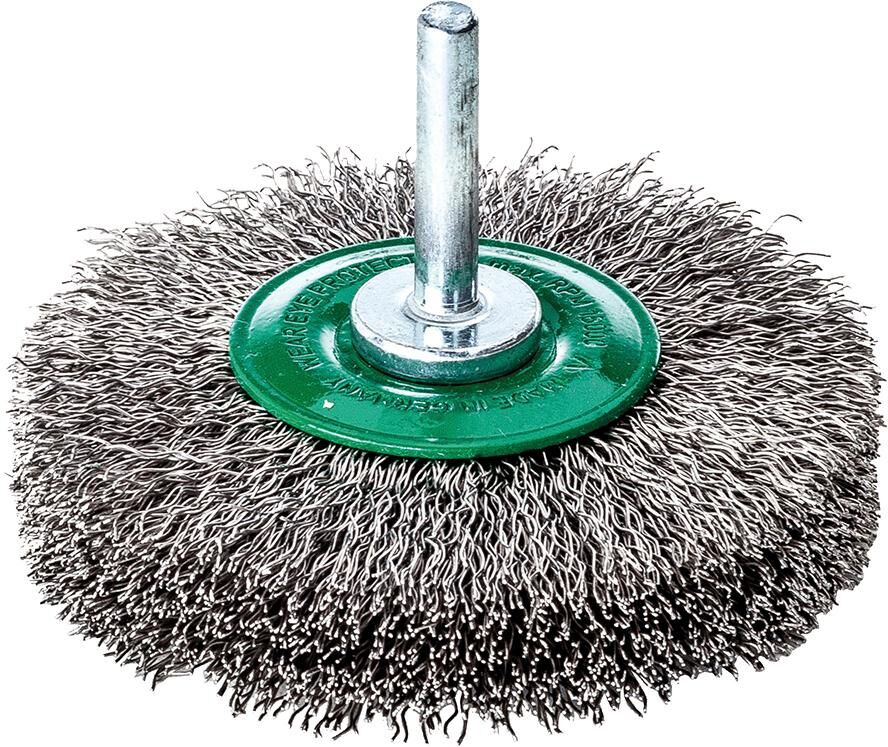 LESSMANN Schaft-Rundbürste Edelstahl gew. 30x0,2mm