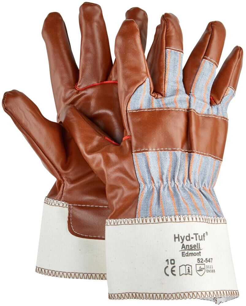 ANSELL Montage-Handschuh ActiveArmr Gr. 10 Nitril braun, 52-547