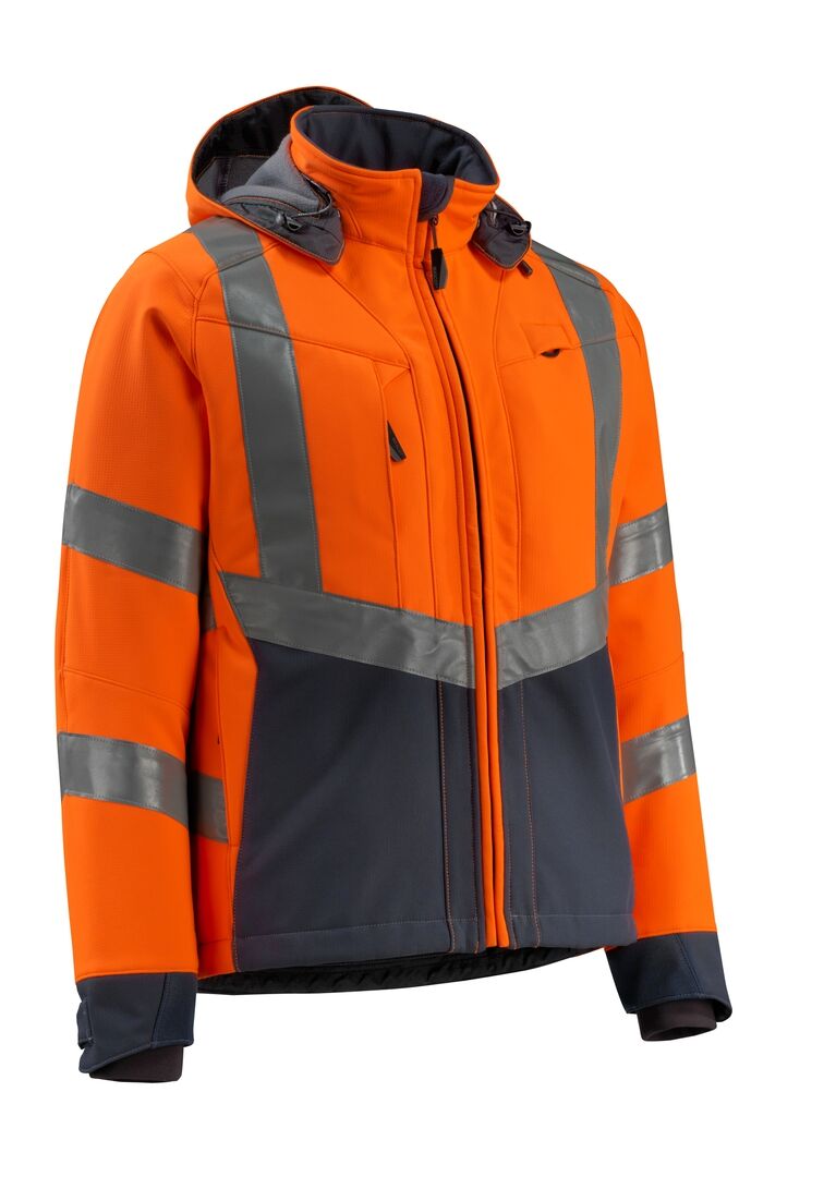 MASCOT Safe Supr Softsh-Jacke Blackpool Gr. M hi-vis or/schwarzbl 15502-246