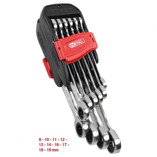 KS-TOOLS KS TOOLS Ratschenschlüssel-Set GEARplus 10-tlg. 8-19mm KS-TOOLS KS TOOLS Ratschenschlüssel-Set GEARplus 10-tlg. 8-19mm