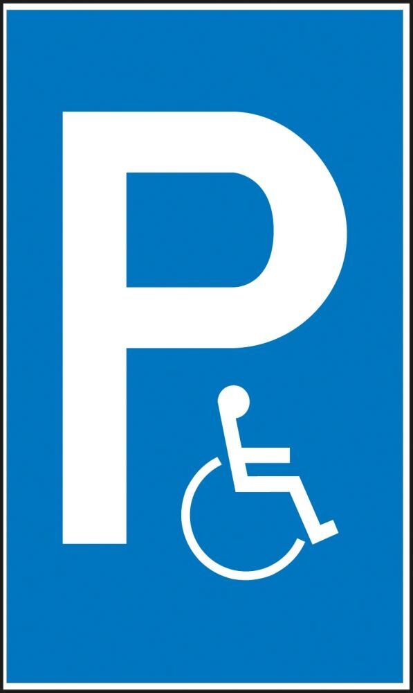 Parkplatzss. Behindertenp Kunststoff (Polystyrol) Parkplatzss. Behindertenp Kunststoff (Polystyrol)