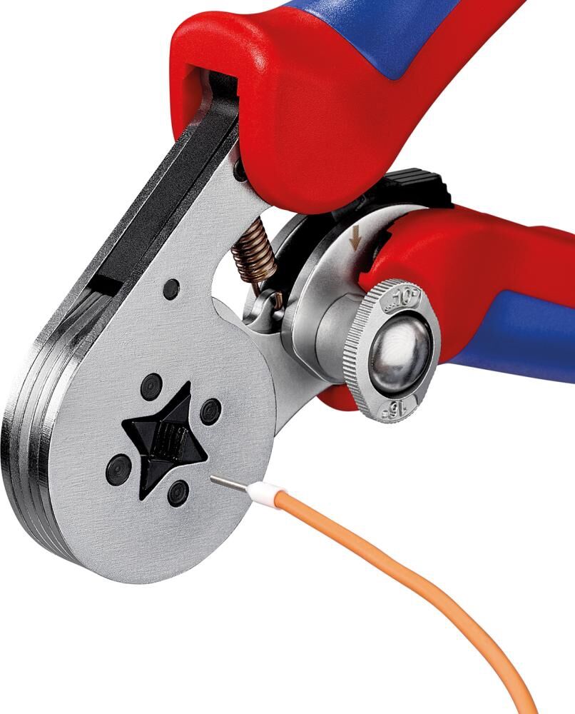 KNIPEX 97 55 04 Selbsteinstellende Crimpzange f. Aderendhülsen verc. 180 mm KNIPEX 97 55 04 Selbsteinstellende Crimpzange f. Aderendhülsen verc. 180 mm