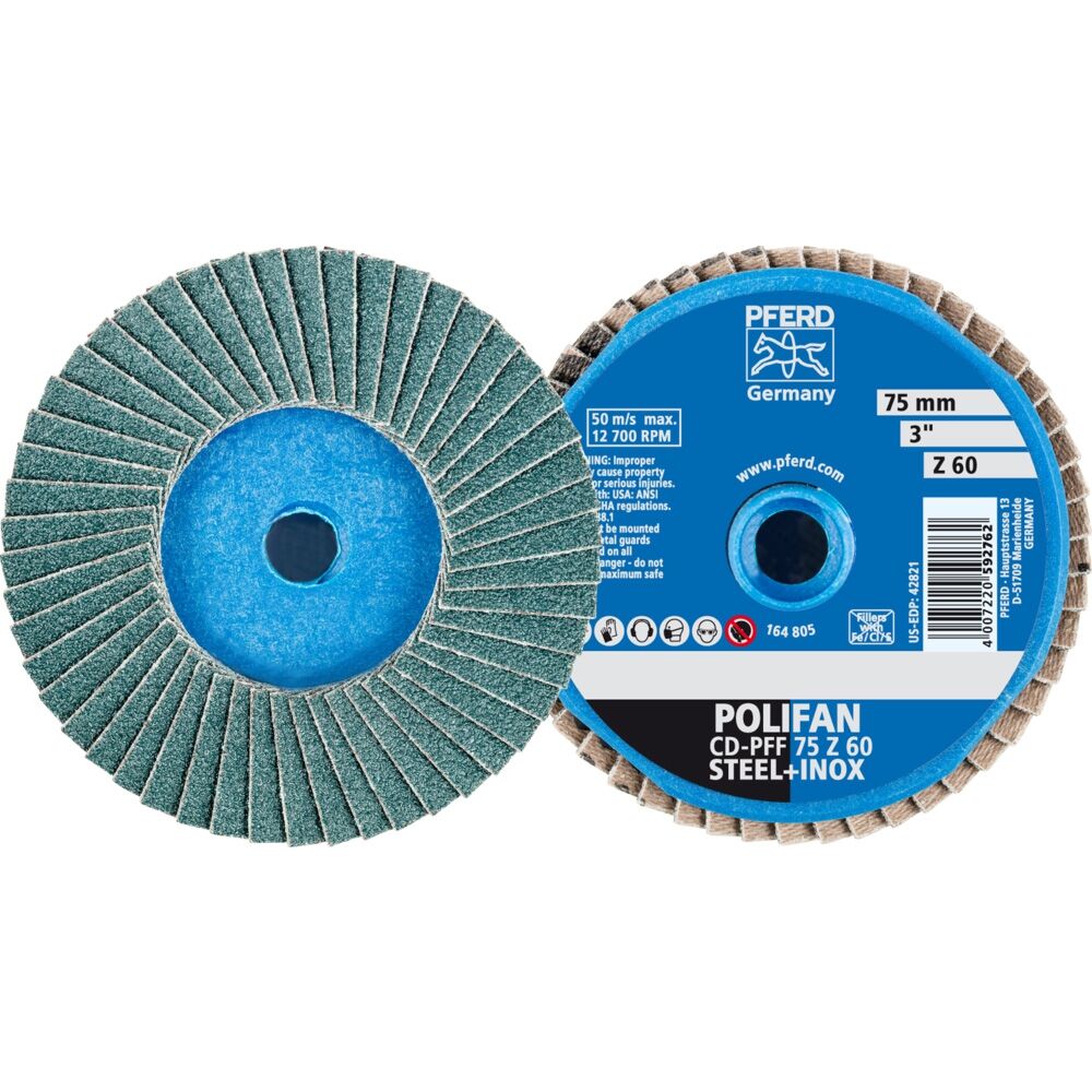 PFERD CD-mini-Polifan CD-PFF 75 Z 60
