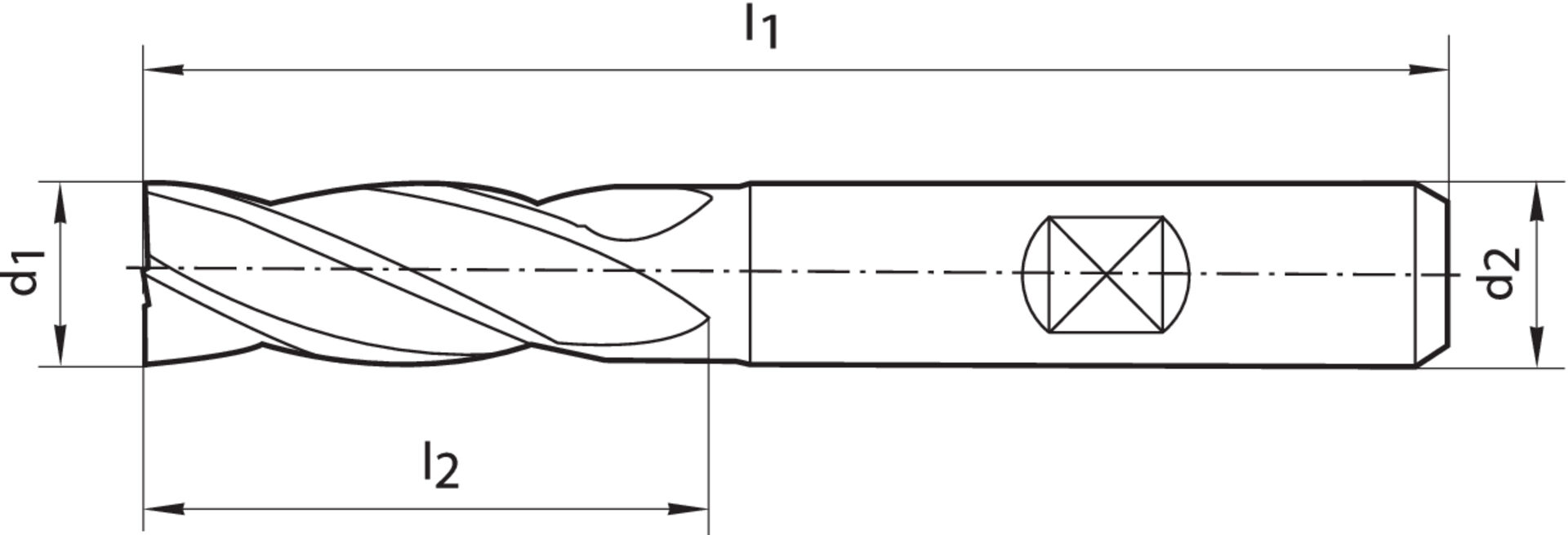 FORMAT Schaftfräser DIN844 K TIALN HSSE 2,00mm FORMAT Schaftfräser DIN844 K TIALN HSSE 2,00mm