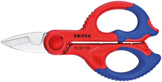 KNIPEX 95 05 155 SB Elektrikerschere Mehrkohne-Hülle glasfaserverstärkt 155mm KNIPEX 95 05 155 SB Elektrikerschere Mehrkohne-Hülle glasfaserverstärkt 155mm