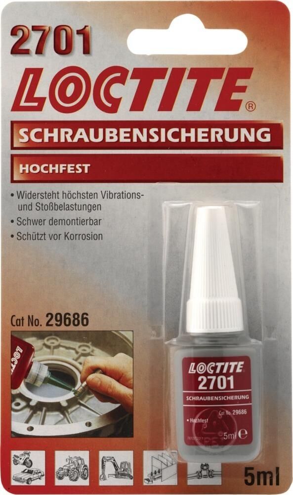 LOCTITE 2701 Hochfeste Schraubensicherung 50ml Flasche LOCTITE 2701 Hochfeste Schraubensicherung 50ml Flasche