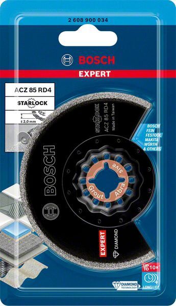 BOSCH Diamantsegmentsägeblatt ACZ85RD4 Expert Starlock