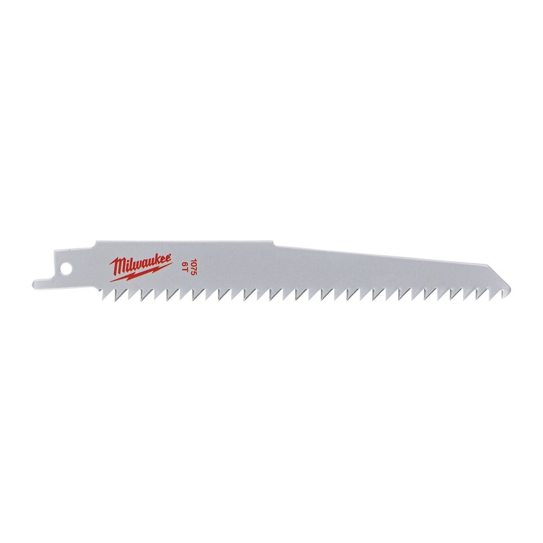 MILWAUKEE Säbelsägeblatt Holz 150 x 4,2 mm, unlackiert, VE 3