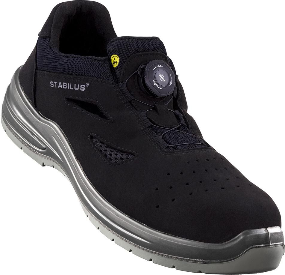 STABILUS Halbsch. JORDAN BLACK TWIST AIR S1PL, Größe 37
