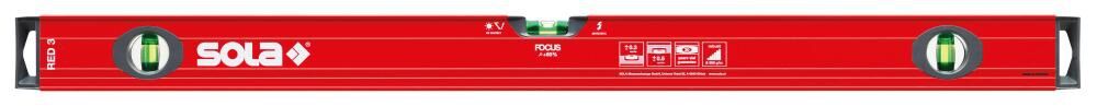 SOLA Magnet-Wasserwaage LM Big REDM 3 100cm, pulverbeschichtet
