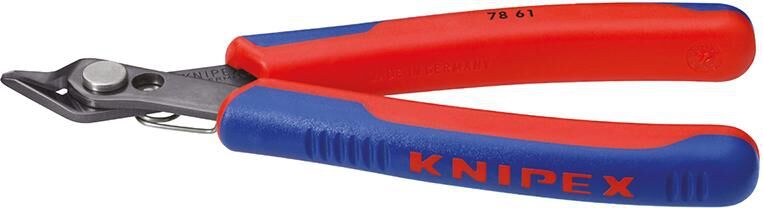 KNIPEX 78 61 125 Electronic Super Knips mit Mehrko.-Hülle brüniert 125 mm