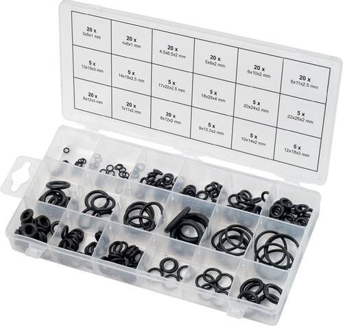 KS-TOOLS Sortiment O-Ringe Innen Durchmesser 3-22mm 225 teilig KS-TOOLS Sortiment O-Ringe Innen Durchmesser 3-22mm 225 teilig